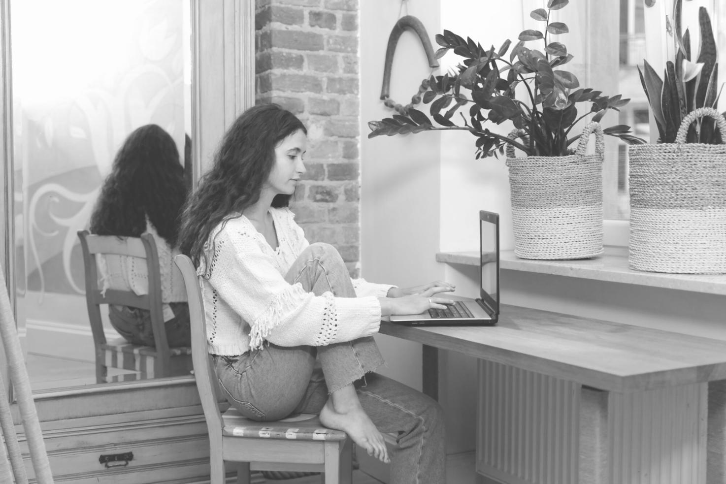 Investment professional analyzing financial statements and market trends